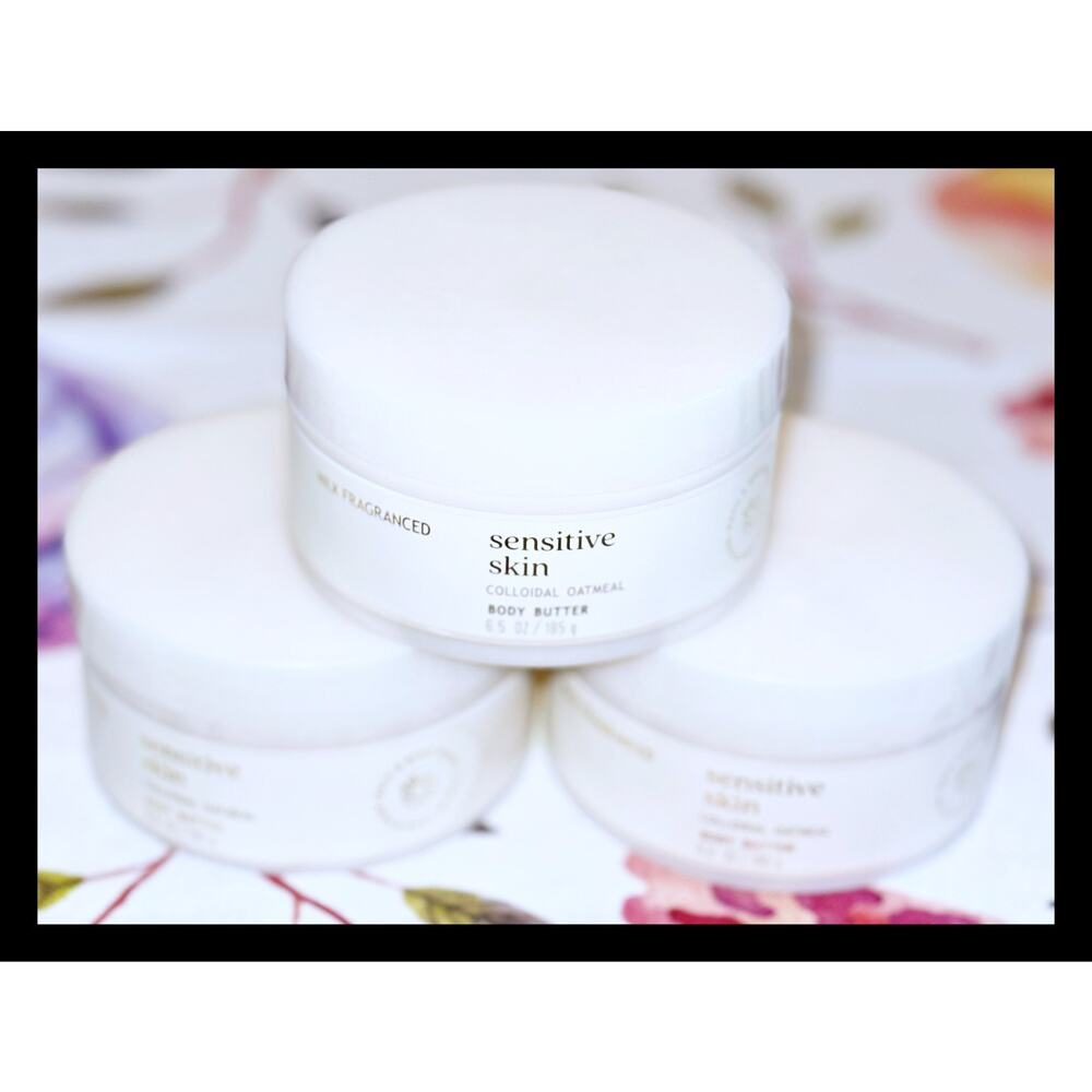 Bath & Body Works Sensitive Skin Colloidal Oatmeal Milk Fragrance Body Butter x3